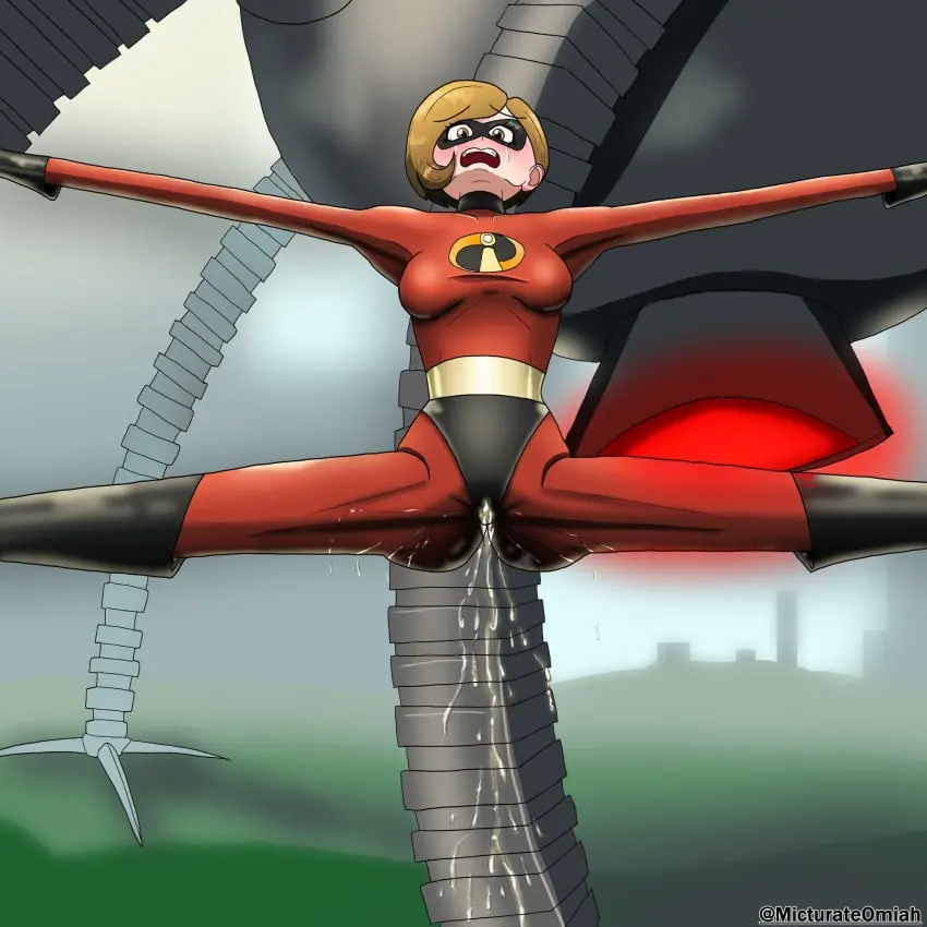 Image 1girls,blush,female,female_only,milf,embarrassed,crying,mature_female,bondage,tears,elastigirl,helen_parr,the_incredibles,peeing,omorashi,peeing_self,wetting_self,urine,urine_stream,urinating_female,urination,urinating,stained_panties,pee_stain,wetting,urine_stain,wet_spot,micturate_omiah,omnidroid