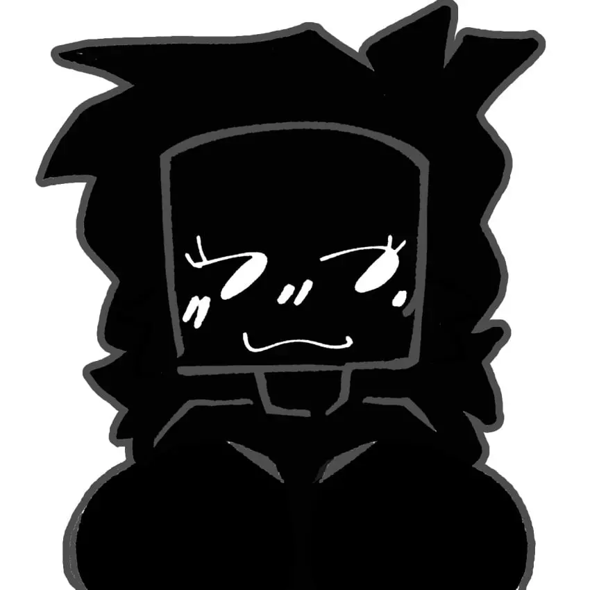 Image blush,breasts,female,black_hair,black_body,game,cute_face,white_eyes,sfw,gorebox,lmao,shadow_mutant,shawdy_mutant