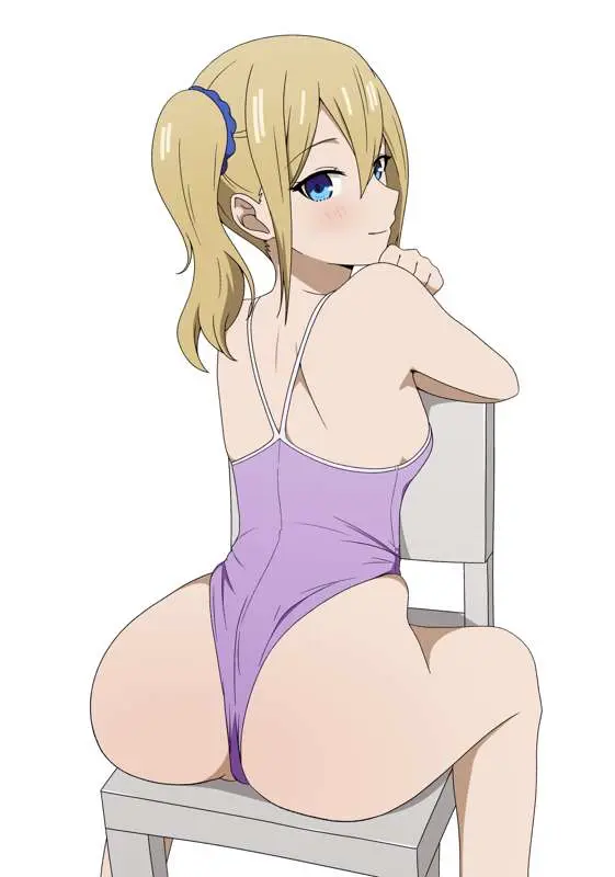 Image 1girls,breasts,female,ass,big_ass,big_butt,ponytail,blonde_hair,medium_breasts,accurate_art_style,ass_focus,kaguya-sama_wa_kokurasetai_~tensai-tachi_no_renai_zunousen~,enormous_ass,bathing_suit,enormous_butt,official_style,coro_fae,hayasaka_ai