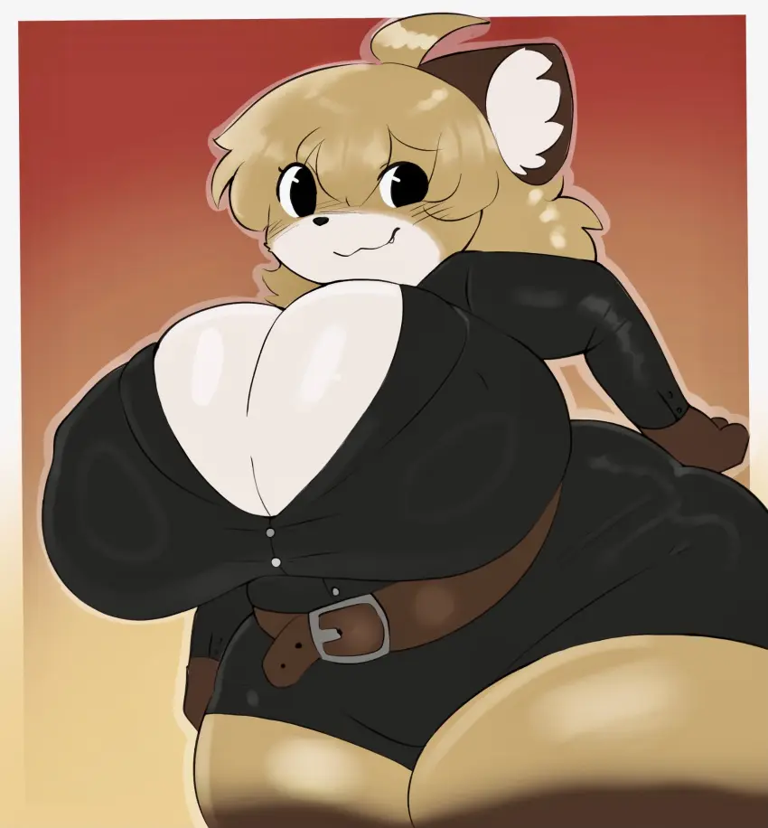Image big_breasts,breasts,female,furry,thick_thighs,wide_hips,cleavage,huge_breasts,fujiko_(inazuma_kat),inazuma_kat