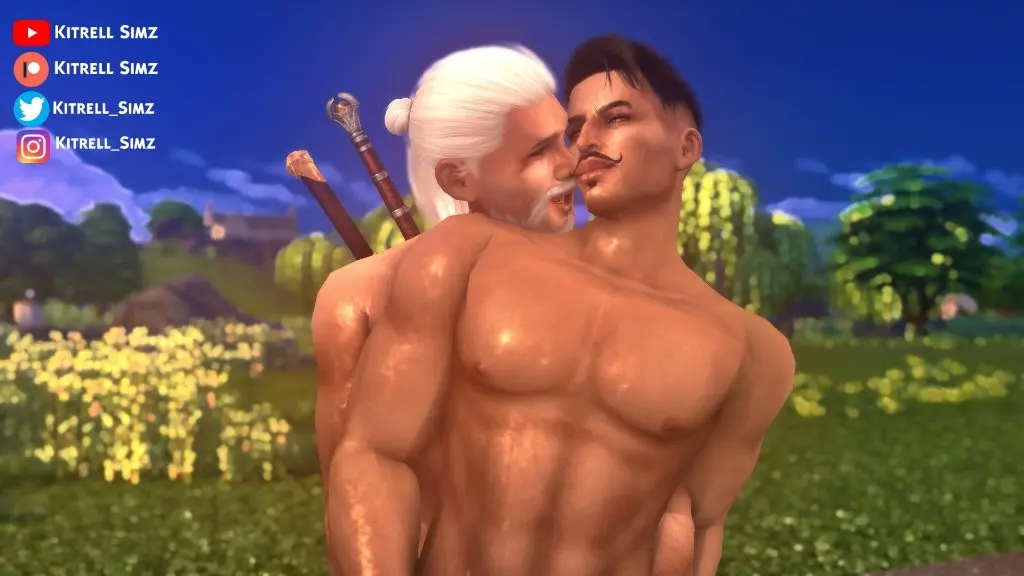 Image human,light_skin,long_hair,nipples,white_hair,black_hair,male,duo,muscular,muscular_male,2boys,anal,anal_sex,male/male,male_only,yaoi,artist_name,light-skinned_male,closed_eyes,gay,gay_sex,dark_hair,looking_pleasured,3d,bara,outdoors,biceps,pecs,male_penetrating,outside,3d_model,video_games,abs,nature,nature_background,male_penetrated,male_penetrating_male,crossover,gay_anal,muscles,gay_male,facial_hair,sword,moustache,the_witcher_(series),the_witcher_3:_wild_hunt,artist_website,dorian_pavus,dragon_age,dragon_age_inquisition,mage,geralt_of_rivia,the_sims_4,kitrell_simz
