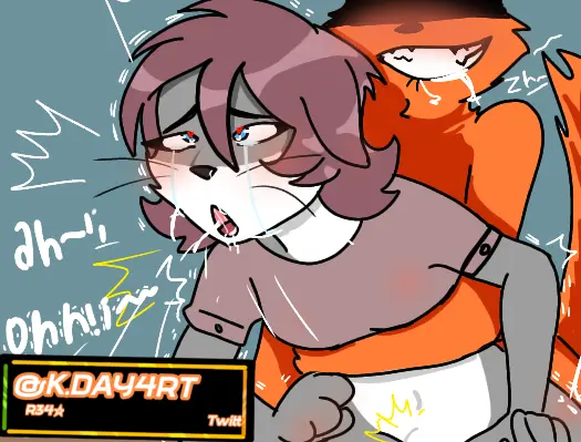 Image male,furry,sex,ahe_gao,sex_slave,furry_male,pelusa,ahegao_face,catsuit