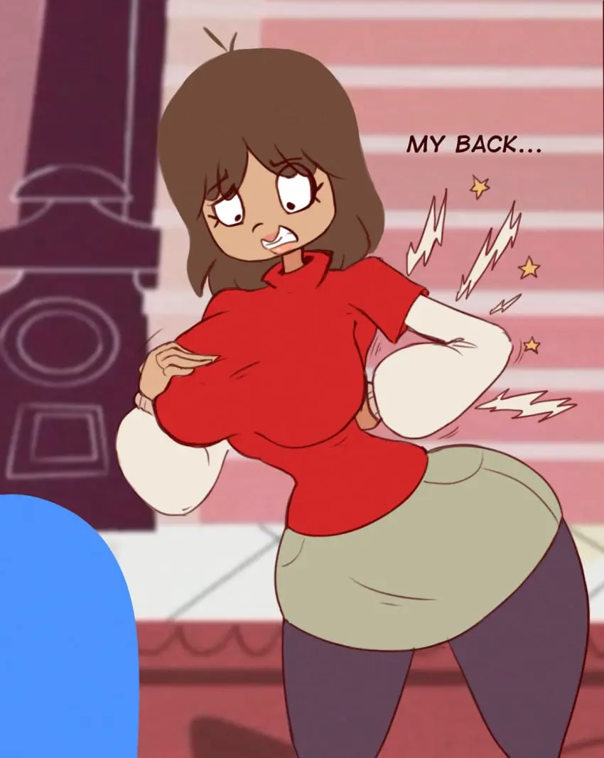 Image big_breasts,breasts,female,large_breasts,big_ass,thick_thighs,milf,wide_hips,aged_up,brown_hair,mature_female,large_ass,rule_63,cartoon_network,genderswap_(mtf),genderswap,foster's_home_for_imaginary_friends,mac_(fhfif),bloo,slemka