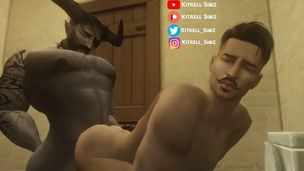 Image human,light_skin,nipples,standing,male,nude,penis,ass,big_ass,sex,duo,muscular,muscular_male,horns,2boys,anal,anal_sex,male/male,male_only,yaoi,artist_name,tattoo,eyewear,anthro,light-skinned_male,nude_male,completely_nude,naked,canon_couple,couple,mole,looking_at_partner,closed_eyes,gay,gay_sex,looking_pleasured,3d,penetration,bara,collar,grey_body,biceps,pecs,horn,bathroom,arm_tattoo,male_penetrating,3d_model,standing_sex,video_games,penis_in_ass,abs,beard,male_penetrated,male_penetrating_male,naked_male,gay_anal,penile_penetration,muscles,gay_male,toilet,facial_hair,anthro_on_human,eyepatch,spiked_collar,moustache,grey_skin,beauty_mark,artist_website,dorian_pavus,dragon_age,dragon_age_inquisition,mage,standing_position,qunari,big_chest,kitrell_simz,iron_bull,pansexual_male