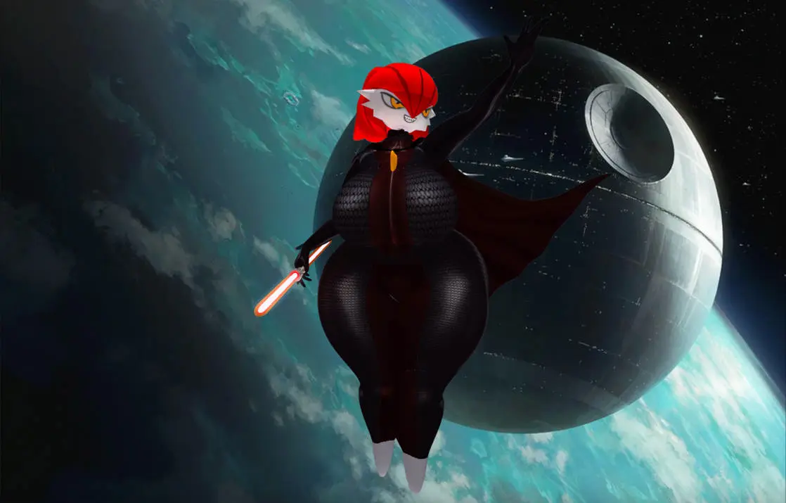 Image big_breasts,breasts,female,pokemon,pokemon_(species),big_ass,bubble_butt,huge_ass,thick_thighs,wide_hips,anthro,tagme,anthro_only,pokémon_(species),crossover,star_wars,gardevoir,zer0264,may_the_4th_be_with_you,cinder_(zer0264)
