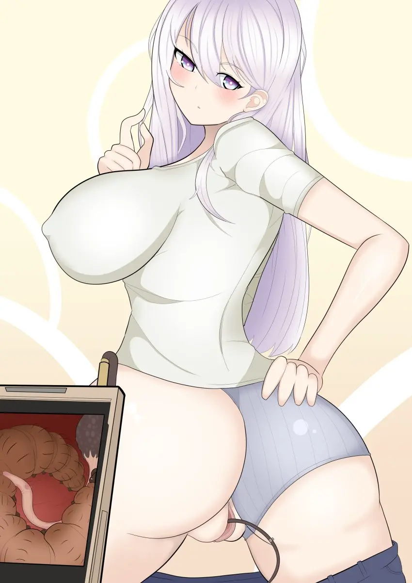 Image 1girls,blush,clothing,female,female_only,long_hair,shirt,solo,white_hair,blue_eyes,pussy,panties,ass,female_focus,panties_aside,pregnant,solo_focus,vaginal_penetration,penetration,insects,white_shirt,interspecies,1animal,feral,cross_section,x-ray,zoophilia,mostly_nude,uterus,umbilical_cord,larva,worm,interspecies_pregnancy,creature_inside,maggot,endoscope,domaniax,fetus,human_mother_baby_animal,human_mother_baby_insect,kisaragi_reona,kyuukyoku_shinka_shita_full_dive_rpg_ga_genjitsu_yori_mo_kusoge_dattara