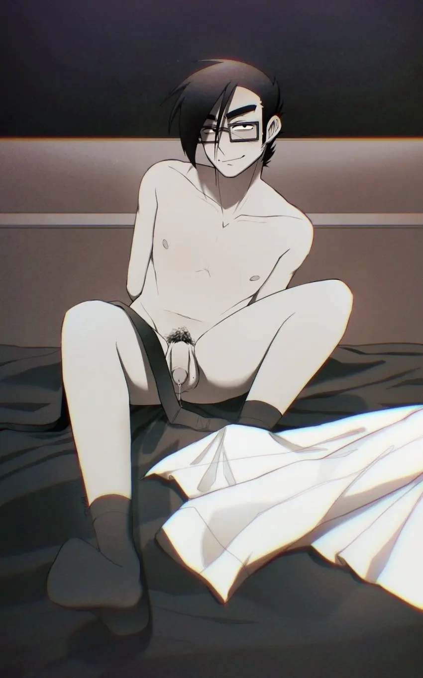 Image cum,male,after_sex,socks,solo_male,scott_pilgrim,gideon_gordon_graves,scott_pilgrim_takes_off,existenc3