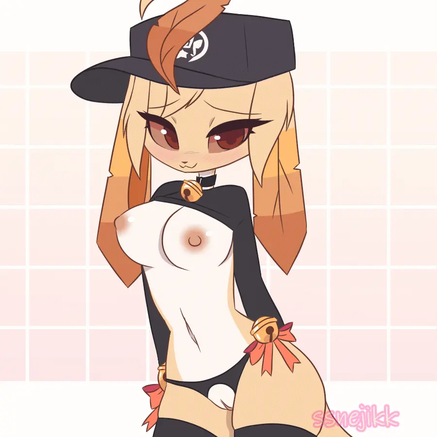 Image blush, breasts, brown_eyes, clothed, clothing, exposed_breasts, female, looking_at_viewer, nipples, shirt, smile, solo, black_legwear, eeveelution, navel, pokemon, pokemon_(species), pussy, tail, furry, panties, underwear, bedroom_eyes, hat, seductive, headwear, areola, artist_name, digital_media_(artwork), eyebrows, eyelashes, headgear, hair, anthro, tan_body, nintendo, collar, leafeon, animated, fur, genitals, loop, multicolored_body, multicolored_fur, shirt_lift, :3, partially_clothed, black_nose, narrowed_eyes, bouncing_breasts, legwear, thigh_highs, 2024, white_body, anthrofied, pokemorph, hands_behind_back, anthro_only, brown_fur, blush_lines, topwear, generation_4_pokemon, tan_fur, brown_body, white_fur, fan_character, black_clothing, black_headwear, 2d_animation, brown_ears, clothing_lift, bell, bell_collar, black_hat, bow_ribbon, translucent, translucent_hair, black_topwear, brown_areola, brown_nipples, short_playtime, eyebrow_through_hair, multicolored_ears, leaf, dancing, tan_tail, tan_ears, black_collar, eyelashes_through_hair, tan_hair, black_thigh_highs, crotchless_panties, crotchless_underwear, crotchless_clothing, brown_inner_ear, brown_sclera, ana_leaf, head_leaf, leaf_ears, ssnejikk