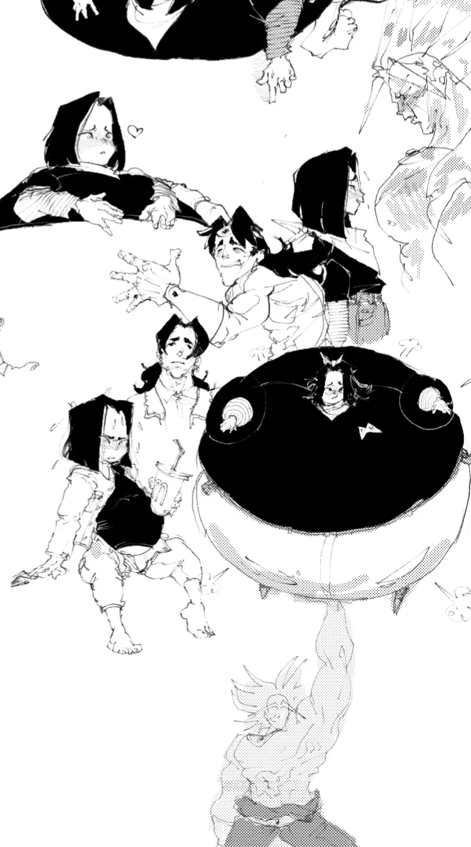 Image male,feet,femboy,pregnant,round_belly,dragon_ball,dragon_ball_z,black_and_white,inflation,domination,submissive_male,horny,sunken_head,no_color,sunken_limbs,mcdonald's,belly_inflation,super_saiyan,body_inflation,android_17,broly,broly_(dragon_ball_z)_1993,blimp