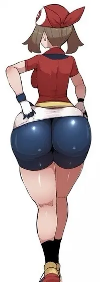 Image 1girls,breasts,female,female_only,shirt,solo,standing,bangs,gloves,pokemon,short_hair,ass,big_ass,big_butt,huge_ass,huge_butt,ai_generated,tagme,brown_hair,medium_hair,shorts,ass_focus,back_view,large_ass,large_butt,full_body,fully_clothed,backboob,shoes,may_(pokemon),bike_shorts,hand_on_butt,hand_on_ass,pokemon_rse,facing_away,butt_focus,bandana