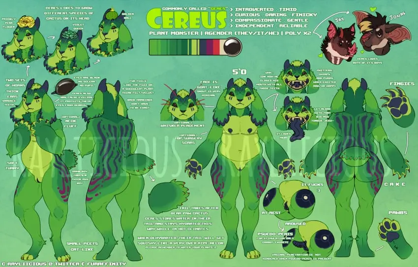 Image hi_res,nipples,solo,standing,nude,pussy,ass,intersex,wide_hips,belly,big_belly,anthro,clitoris,slightly_chubby,fur,genitals,rear_view,black_eyes,blue_nipples,horn,green_body,cuntboy,scar,front_view,humanoid_genitalia,markings,slightly_chubby_anthro,floppy_ears,pawpads,slightly_chubby_intersex,model_sheet,humanoid_pussy,mouth_closed,blue_horn,blue_markings,blue_pawpads,green_fur,chest_scar,purple_markings,back_markings,beady_eyes,large_clitoris,rayliicious,slightly_chubby_cuntboy