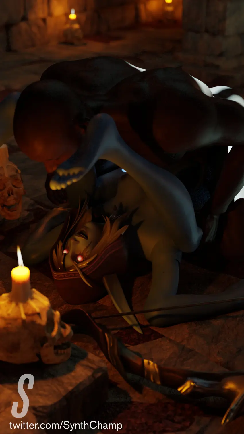 Image 1girls,female,human,1boy,male,nude,pussy,sex,dark-skinned_male,dark_skin,blonde_hair,vaginal_penetration,vaginal_sex,warcraft,world_of_warcraft,interspecies,mating_press,blizzard_entertainment,blue_skin,undead,human_(world_of_warcraft),forsaken,sylvanas_windrunner,undead_(warcraft),synthchamp