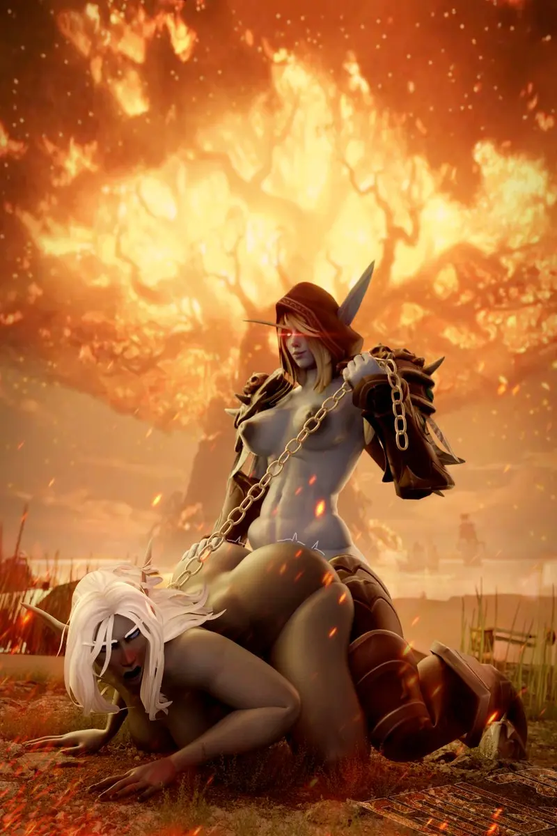 Image 1girls,blush,female,white_hair,pussy,huge_ass,sex,thick_thighs,1futa,futa_on_female,futanari,intersex,dark_skin,blonde_hair,vaginal_penetration,vaginal_sex,night_elf,warcraft,world_of_warcraft,dark-skinned_female,3d,collar,defeated,interspecies,groping,leash,blizzard_entertainment,blue_skin,undead,forsaken,sylvanas_windrunner,undead_(warcraft),groping_ass,coel3d