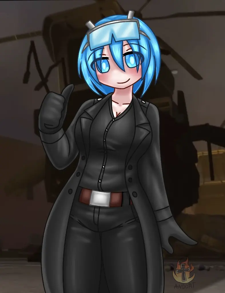 Image 1girls,blush,female,female_only,blue_eyes,blue_hair,background,colored,female_focus,shy,color,solo_focus,2d,alternate_version_available,pov,2d_(artwork),blushing_at_viewer,2024,blushing_female,2d_artwork,goggles,simple_shading,blushing,sfw,thumbs_up,camera_view,camera,skibidi_toilet,camera_pov,black_coat,nsfw_version_available,camera_woman,camera_woman_(skibidi_toilet),camerawoman_(skibidi_toilet),blushed_face,sfw_version,camera_man_(skibidi_toilet),plunger_cameraman_(skibidi_toilet),cameraman_(skibidi_toilet),andori_hana,andori_hana_(artist),camera_woman_(human),camerawoman,camerawoman_(human)