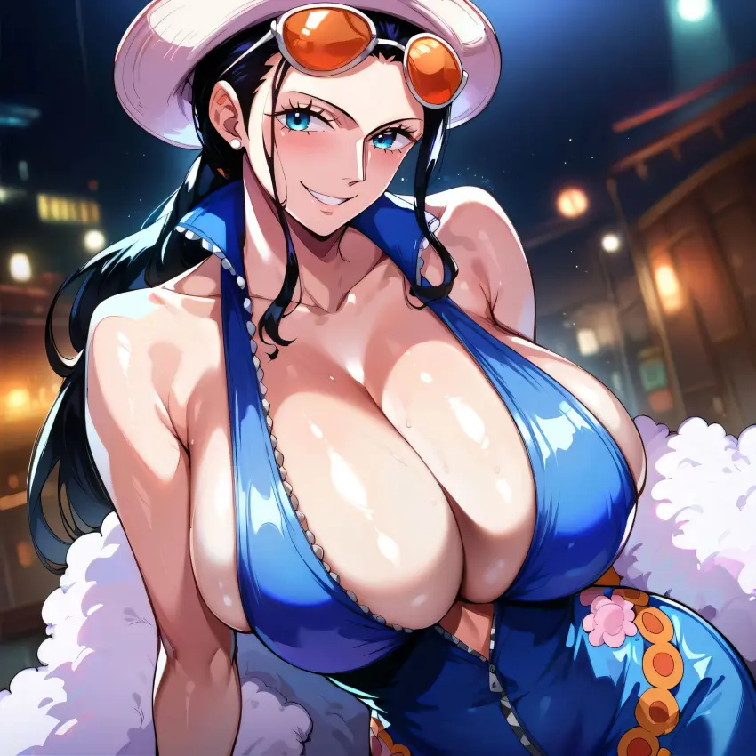 Image 1girls,big_breasts,breasts,female,female_only,large_breasts,nipples,sweat,thick_thighs,thighs,one_piece,ai_generated,huge_breasts,artist_request,busty,curvy,curvy_body,curvy_female,curvy_figure,alternate_breast_size,curvaceous,sweating,sweaty,sweaty_body,sweaty_breasts,nico_robin,bostin
