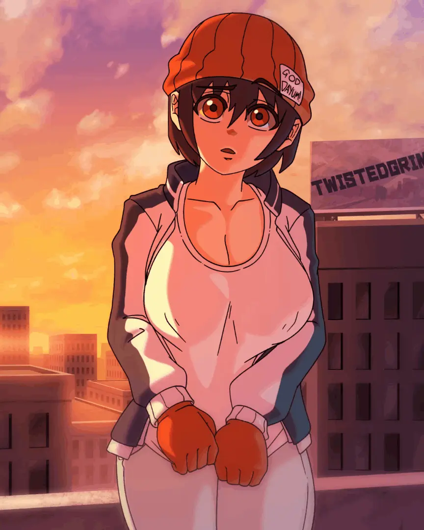 Image 1girls,big_breasts,breasts,brown_eyes,female,female_only,human,large_breasts,nipples,black_hair,gloves,navel,short_hair,areolae,cleavage,tagme,pale-skinned_female,pale_skin,large_areolae,animated,white_shirt,jacket,shirt_lift,bouncing_breasts,asian,asian_female,beanie,jeans,flashing_breasts,red_gloves,boob_window,sunset,4:5,dark_areola,chin_length_hair,japanese_female,vertical_video,buildings,izumo_fuuko,undead_unluck,twistedgrim,red_beanie