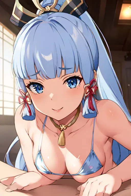 Image female,ai_generated,tagme,genshin_impact,micro_bikini,kamisato_ayaka