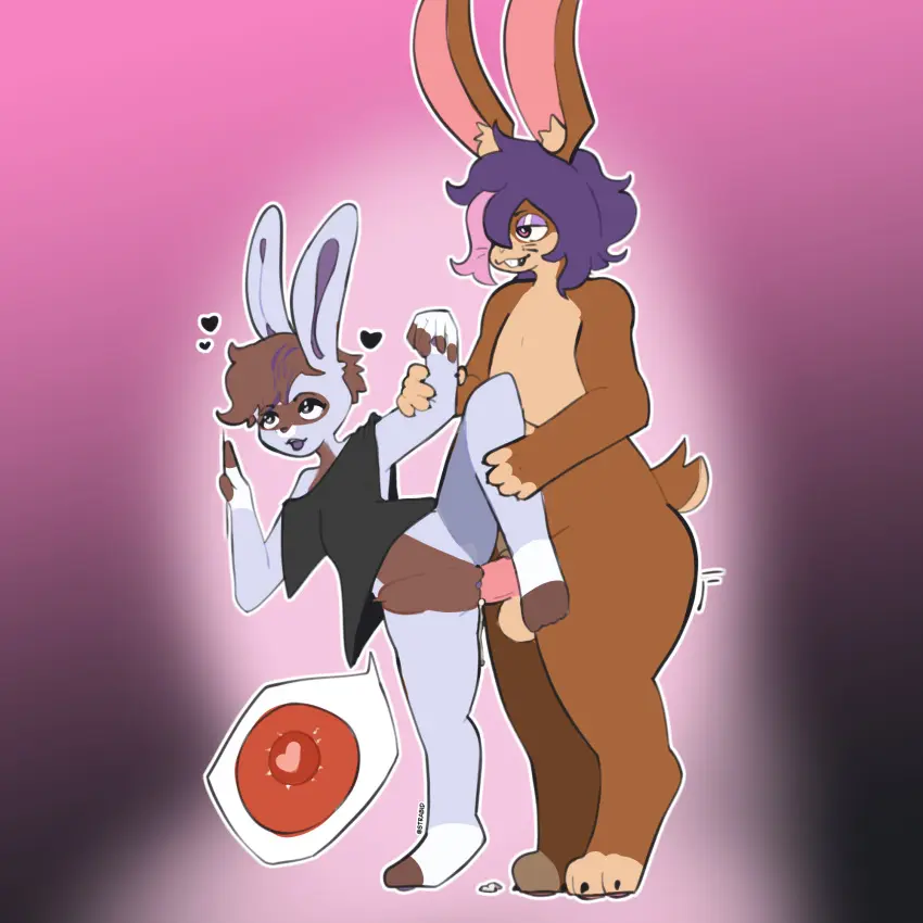 Image female,hi_res,cum,male,pussy,duo,multicolored_hair,hair,male/female,anthro,cum_in_pussy,cum_inside,impregnation,genital_fluids,bodily_fluids,mammal,stomach_bulge,lagomorph,leporid,rabbit,alternate_version_at_source,sophia_(sophia_e._carrots),starabbit,vanessa_rose_(rabbitemperor11)