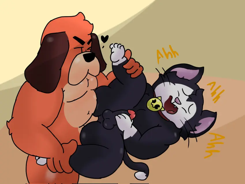 Image hi_res,male,nude,penis,tail,sex,duo,anal,anal_sex,male/male,balls,anthro,one_eye_closed,closed_eyes,gay,penetration,collar,canid,canine,canis,domestic_dog,genitals,mammal,feline,brawl_stars,felid,moan,domestic_cat,felis,hand_on_leg,hand_on_penis,supercell_(company),dog_tags,ugly-rat15508,kit_(brawl_stars),ruffs