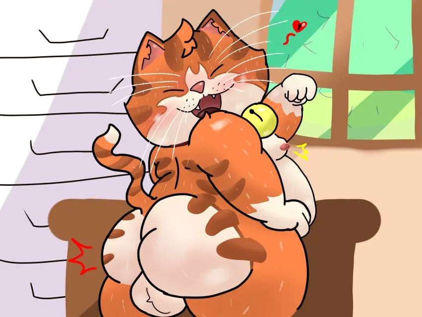 Image hi_res,nipples,open_mouth,solo,male,nude,tail,ass,big_butt,humanoid,male/male,belly,balls,anthro,animal_humanoid,pose,pinup,collar,slightly_chubby,genitals,mammal,rear_view,cat_humanoid,feline,mammal_humanoid,hybrid,felid,domestic_cat,felis,felid_humanoid,feline_humanoid,collar_only,age_difference,older_male,slightly_chubby_male,ugly-rat15508,raymond_(ugly-rat15508)