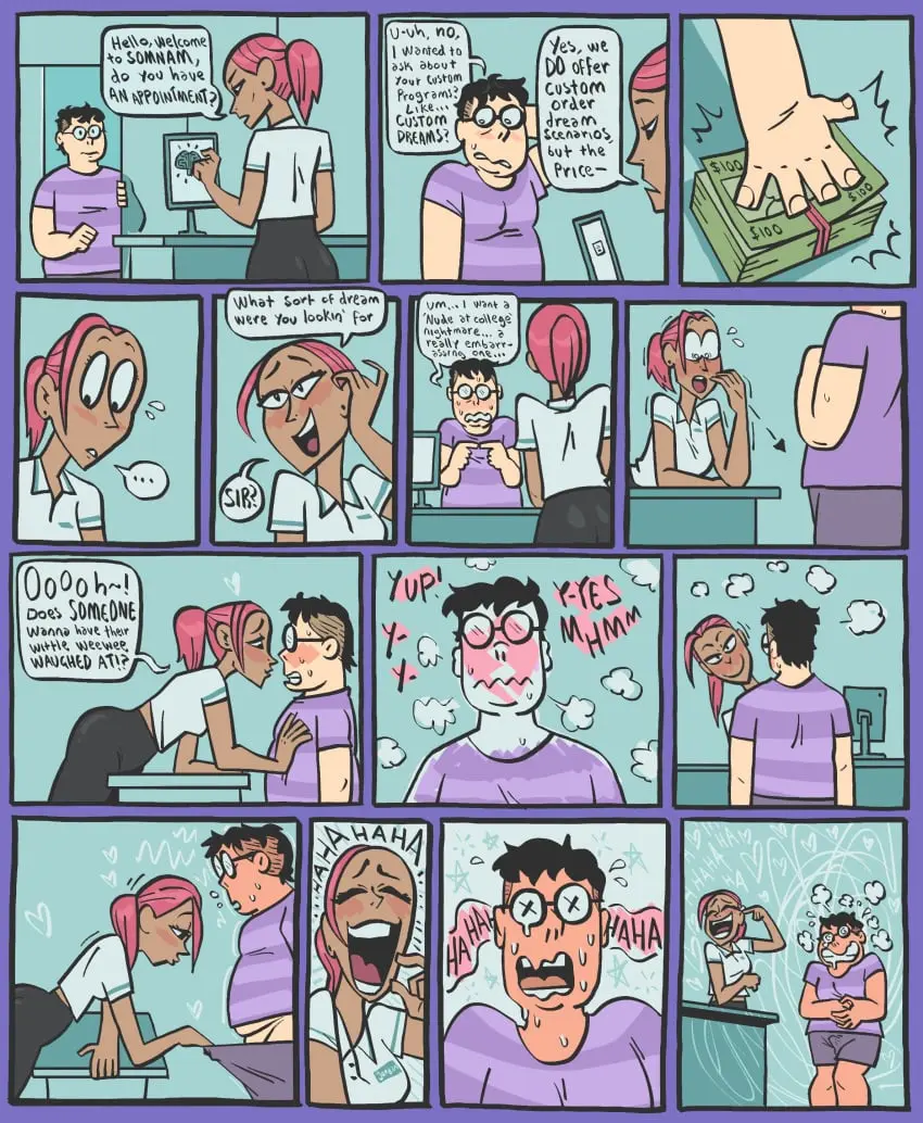 Image female,male,penis,text,tagme,aroused,comic,humiliation,femdom,tiny_penis,penis_awe,small_penis_humiliation,laughing,samrockwell420,pinching_gesture,small_penis_gesture