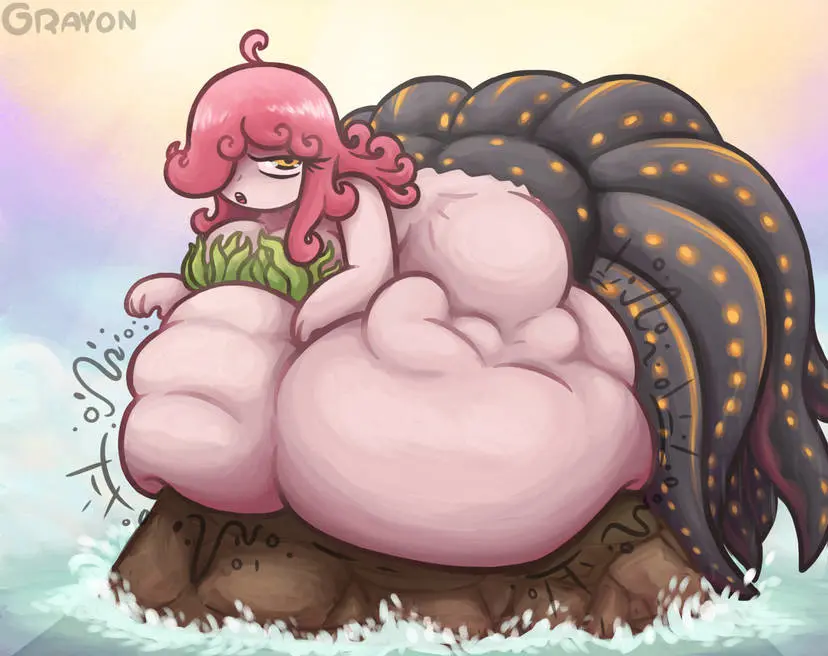 Image big_breasts,breasts,female,female_only,multiple_girls,yellow_eyes,ocean,pink_hair,tagme,bigger_female,tentacle,laying_down,octopus,3girls,mermaid,pink_skin,rock,vore,female_pred,stomach_noises,vore_belly,hyper_belly,mermaid_tail,octopus_humanoid,laying_on_stomach,stomach_deformation,belly_bigger_than_body,struggling_prey,part_3,belly_bigger_than_head,mermaid_girl,merfolk,laying_on_belly,black_tentacles,octopus_tentacle,ocean_background,water_creature,grayoncrayon,voreception,belly_deformation