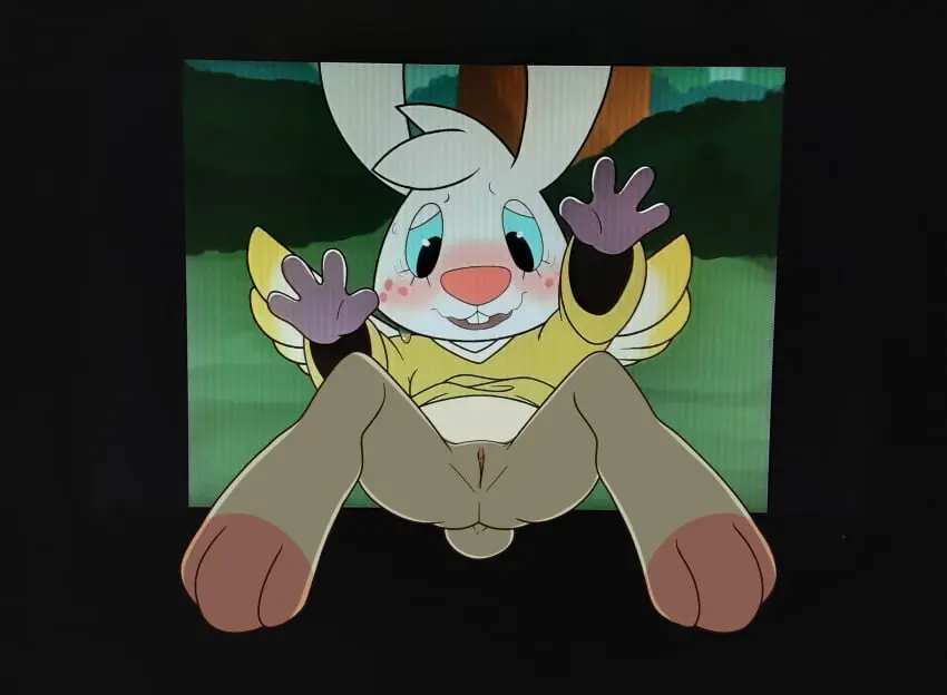 Image 1girls,blush,clothed,clothing,female,hi_res,smile,solo,pussy,tail,freckles,digital_media_(artwork),hair,feathered_wings,feathers,wings,anthro,monster_girl,public_domain,angel,absurd_res,genitals,mammal,shortstack,lagomorph,catholic,christianity,analog_horror,angel_gabby,angel_hare,the_east_patch,angel_hare_(the_east_patch),four-pundo