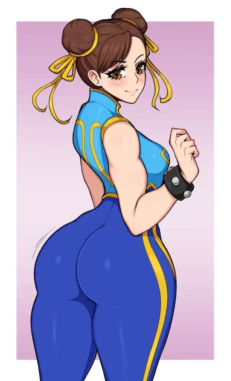 Image 1girls,female,female_only,human,solo,big_ass,from_behind,from_behind_position,capcom,chun-li,street_fighter,blue_topwear,street_fighter_alpha,blue_leggings