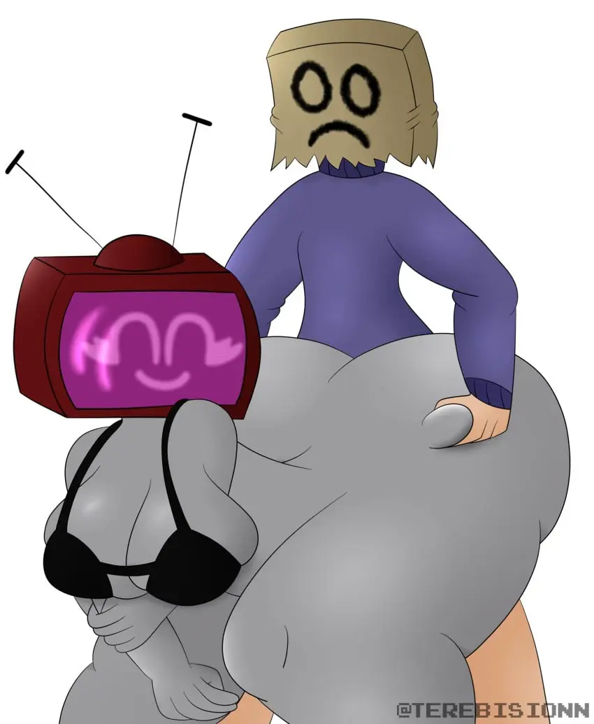 Image female,2d,tagme,screen_face,tv_head,unrealistic_proportions,terebi
