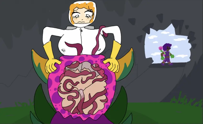 Image big_breasts,breasts,female,2girls,gloves,freckles,orange_hair,lactation,tentacle,tentacle_sex,scared_expression,tentacle_rape,brawl_stars,rosa_(brawl_stars),bea_(brawl_stars),joshlikefox,freaking_out