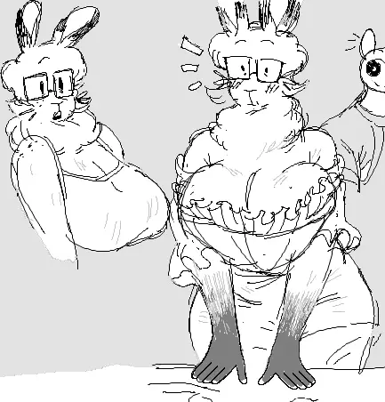 Image 1girls,big_breasts,blush,breasts,female,1boy,male,penis,tail,ass,female_focus,thick_thighs,glasses,huge_breasts,2d,thick,shocked,bunny_ears,bunny_girl,rabbit_ears,2d_(artwork),big_thighs,thick_lips,bunny_tail,edit,edited,evilpenislair,sketch,2d_artwork,blush_lines,glasses_on_head,huge_thighs,rabbit,huge_boobs,shocked_expression,rabbit_tail,rabbit_girl,tail_grab,shocked_eyes,bunnygirl,neck_tuft,bunny,suprised,rabbit_humanoid,shocked_face