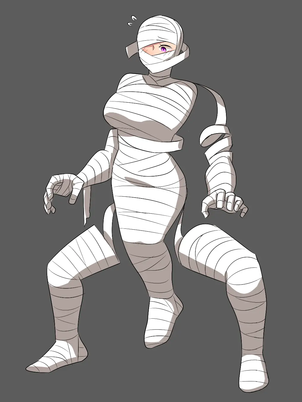 Image female,original,original_character,bondage,bandage,gag,gagged,bandages,gagged_female,tape_bondage,tape_gag,tape,mummy,mummy_wrappings,mummification,imbsengirl,mummified
