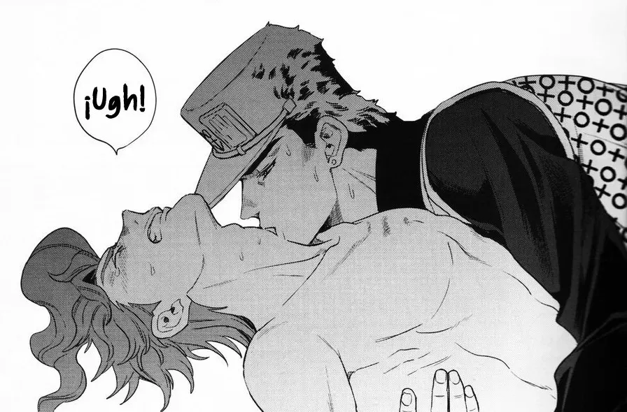 Image male,2boys,male_only,yaoi,gay,jojo's_bizarre_adventure,stardust_crusaders,diamond_is_unbreakable,kissing_neck,jotaro_kujo,noriaki_kakyoin,amarans