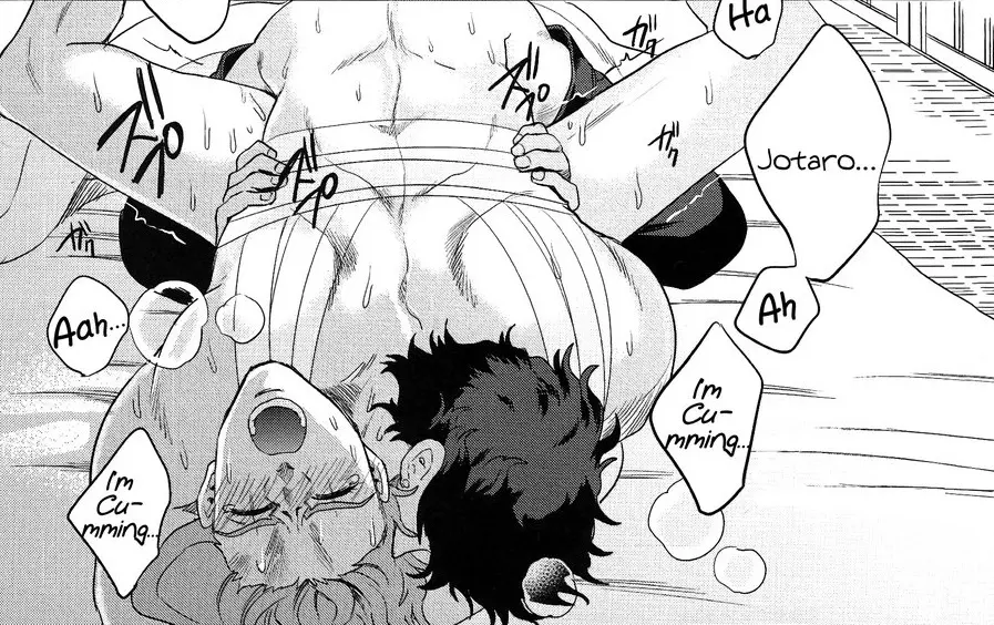 Image open_mouth,male,2boys,anal,male/male,male_only,yaoi,male_penetrated,male_penetrating_male,mating_press,jojo's_bizarre_adventure,stardust_crusaders,jotaro_kujo,noriaki_kakyoin,amarans
