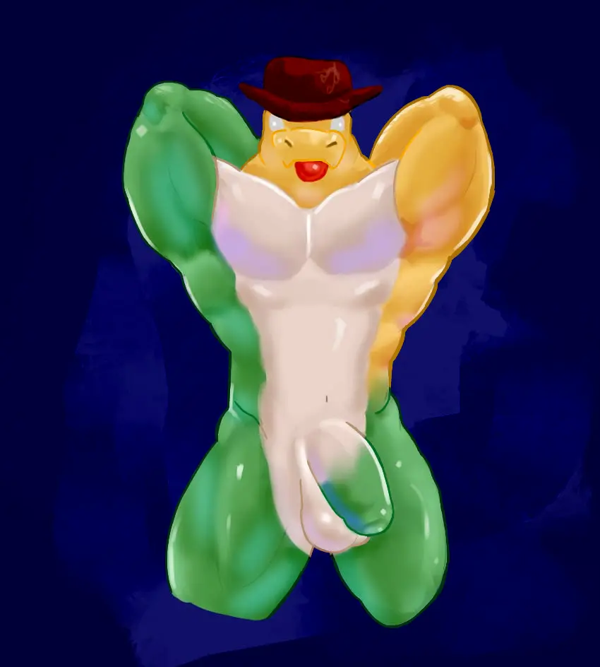 Image solo,male,furry,male_only,gay,solo_male,lizard,the_amazing_digital_circus,gummigoo_(the_amazing_digital_circus)