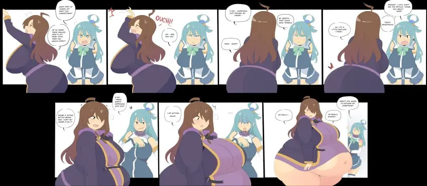 Image big_breasts,breasts,brown_eyes,female,female_only,hi_res,highres,long_hair,2girls,blue_eyes,blue_hair,ass,big_ass,female_focus,huge_ass,thick_thighs,thighs,wide_hips,belly,big_belly,cleavage,huge_belly,huge_breasts,text,brown_hair,comic,dialogue,english_text,high_resolution,chubby,chubby_female,expansion,2024,matching_hair/eyes,speech_bubble,fat,fat_female,overweight,overweight_female,english,fat_fetish,morbidly_obese,morbidly_obese_female,obese,ssbbw,ass_expansion,breast_expansion,bbw,kono_subarashii_sekai_ni_shukufuku_wo!,obese_female,fat_thighs,sequence,weight_gain,belly_overhang,aqua_(konosuba),wiz_(konosuba),belly_expansion,fat_belly,fat_arms,napolitane,duharu