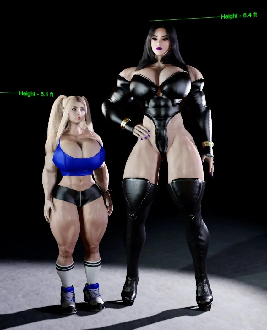 Image big_breasts,breasts,female,human,large_breasts,light-skinned_female,light_skin,standing,2girls,black_hair,ass,big_ass,bottom_heavy,female_focus,huge_ass,thick_thighs,thighs,voluptuous,athletic,muscular,wide_hips,hips,waist,cleavage,digital_media_(artwork),hair,huge_breasts,blonde_hair,legs,thick,voluptuous_female,lips,original,original_character,slim,busty,curvy,curvy_figure,socks,mature_female,hand_on_hip,3d,twintails,fit,fit_female,hourglass_figure,slim_waist,high_heels,platform_heels,footwear,chest,big_thighs,curvaceous,thick_hips,thick_legs,mature,shortstack,large_ass,front_view,athletic_female,muscular_female,top_heavy,huge_thighs,goth,height_difference,giantess,purple_lipstick,toned,toned_female,muscles,black_clothing,mini_giantess,blue_clothing,high_heel_boots,height_chart,muscular_thighs,looking_up,toned_body,massive_thighs,shorter_female,taller_female,envy,white_socks,bust,tall_female,deltoids,sevenarts,thesevenartsx,big_biceps,long_socks,blue_footwear,measurements,enhanced_breasts,big_arms,short_female,wide_shoulders,blue_sneakers,hannah_reese,sport_shoes,sports_shoes