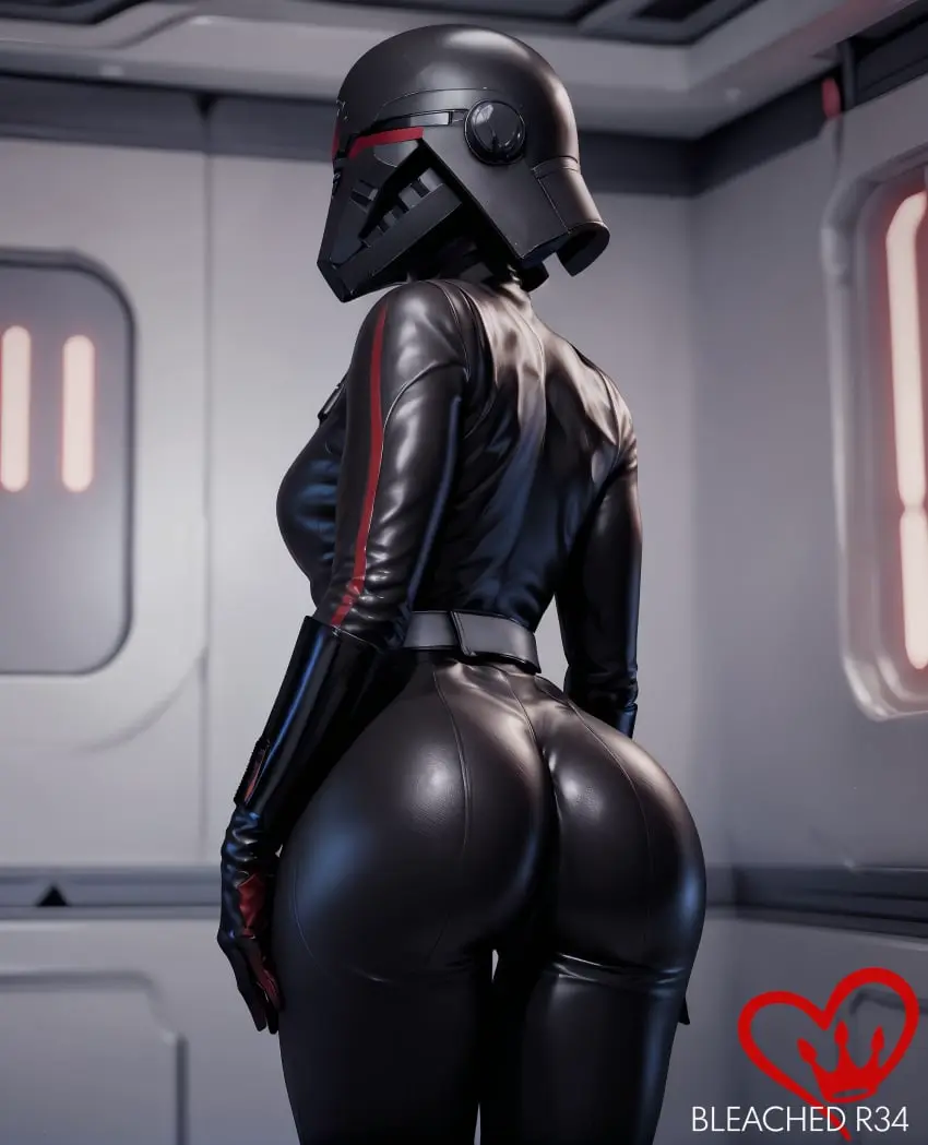 Image 1girls, clothed, clothing, female, female_only, human, long_sleeves, solo, standing, gloves, background, big_ass, ai_generated, clothed_female, headgear, looking_away, self_upload, rear_view, tight_clothing, belt, ass_focus, fully_clothed, sleeves, star_wars, black_clothing, helmet, leather_gloves, leather, tight_pants, science_fiction, vambraces, bleached, leather_pants, bleachedr34, sith, jedi:_fallen_order, trilla_suduri, clothed_ass