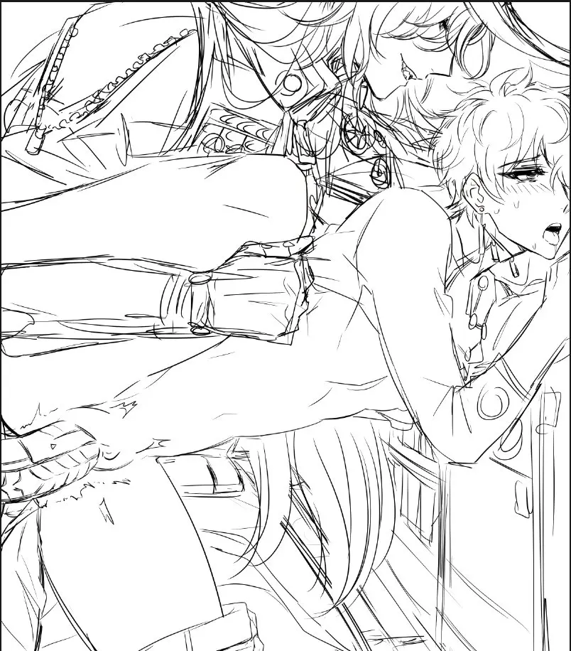 Image blush,male,penis,pussy,big_penis,intersex,2boys,male/male,male_only,yaoi,vaginal_penetration,gay,male_penetrating,cyborg,sketch,cuntboy,1cuntboy,honkai:_star_rail,honkai_(series),robot_penis,wip,cuntboy/male,boothill_(honkai:_star_rail),dan_heng,yougei