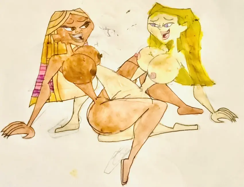 Image breasts,female,female_only,2girls,multiple_girls,nude,nude_female,spread_legs,yuri,total_drama_island,female/female,lesbian_sex,scissoring,tribadism,julia_(tdi),total_drama_island_(2023),nichelle_(tdi)