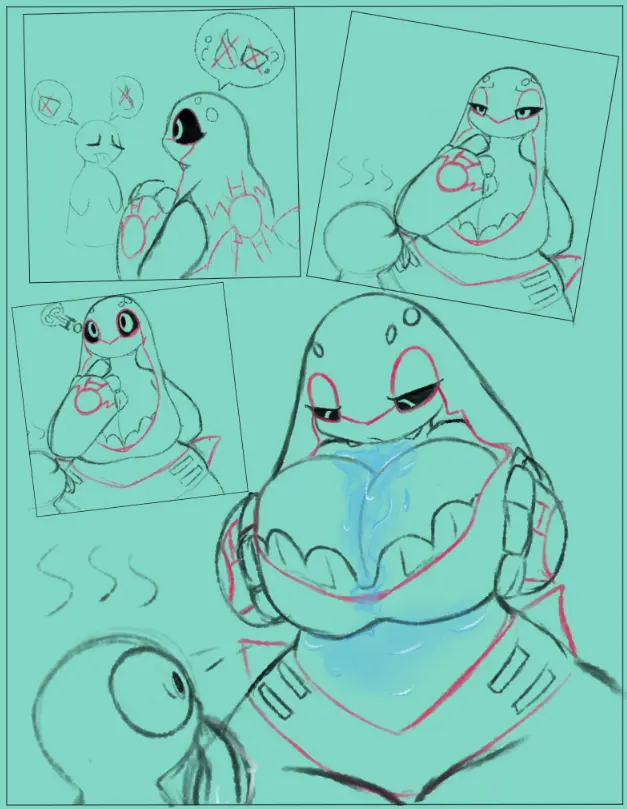 Image big_breasts,breasts,female,thick_thighs,wide_hips,huge_breasts,anthro,tagme,kyogre,artesjsc