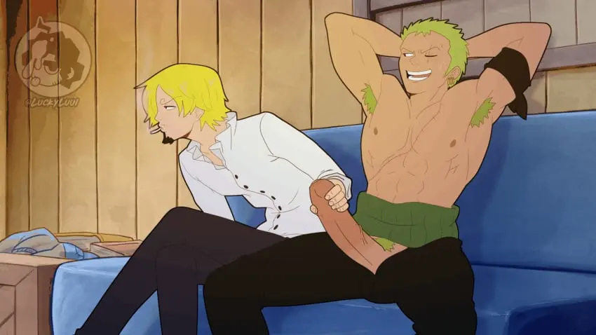 Image clothing,nipples,male,penis,short_hair,big_penis,erection,one_piece,muscular,muscular_male,hands_behind_head,2boys,male/male,male_only,yaoi,balls,2d,blonde_hair,spread_legs,one_eye_closed,sitting,gay,looking_pleasured,pubic_hair,bara,male_nipples,green_hair,handjob,male_pubic_hair,masturbation,animated,precum,pecs,foreskin,uncircumcised,erect_penis,uncut,male_focus,abs,scar,boner,multiple_males,muscles,2d_animation,body_hair,armpit_hair,masculine,masculine_male,balls_outline,shirtless,vinsmoke_sanji,pants_open,open_pants,penis_out,penile_masturbation,scar_across_eye,hard_on,clothed_masturbation,sitting_down,stroking_penis,balls_under_clothes,roronoa_zoro,masturbating_other,jerking_off_another,stiffy,male_masturbation,penis_through_fly,jerkingoff_another,stroking,stroking_cock,one-handed_masturbation,jacking_off_another,jacking_off_partner,jackingoff_another,luckylui