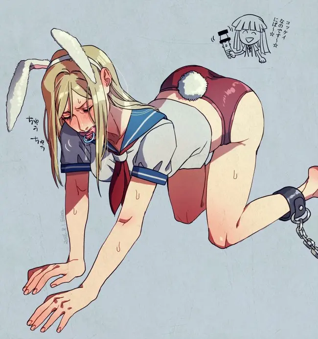 Image blush,female,female_only,long_hair,smile,2girls,animal_ears,multiple_girls,sweat,tail,underwear,embarrassed,solo_focus,blonde_hair,school_uniform,censored,closed_eyes,rabbit_ears,sex_toy,short_sleeves,bar_censor,serafuku,feet_out_of_frame,dildo,all_fours,bondage,translation_request,fake_animal_ears,femsub,chains,chibi,bound,vibrator,rabbit_tail,sailor_collar,pacifier,implied_yuri,punishment,07th_expansion,furude_rika,higurashi_no_naku_koro_ni,blue_sailor_collar,chibi_inset,buruma,red_buruma,takano_miyo,elina_kuroe_no_daarin