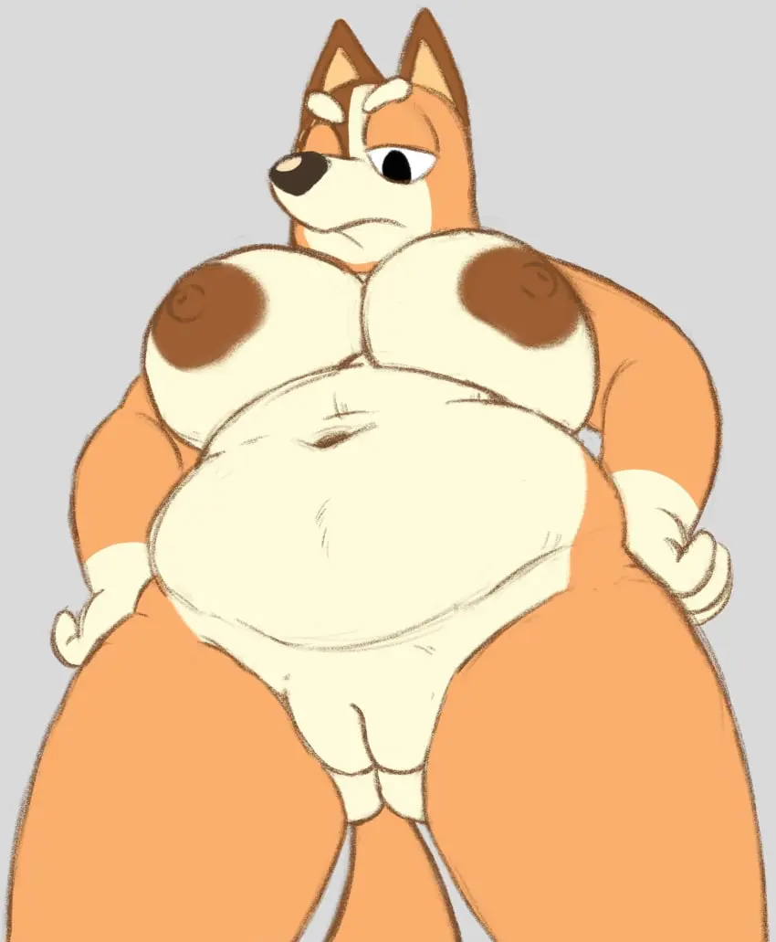 Image big_breasts,breasts,female,hi_res,nipples,solo,pussy,ass,areola,anthro,mature_female,canid,canine,canis,domestic_dog,genitals,mammal,angry,overweight,overweight_female,bluey_(series),herding_dog,pastoral_dog,hands_on_hips,chilli_heeler,terminalvermin,australian_cattle_dog,cattledog