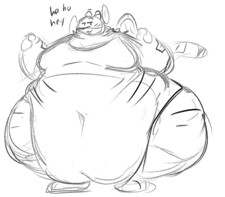 Image big_breasts,breasts,tail,big_ass,bubble_butt,huge_ass,thick_thighs,wide_hips,huge_breasts,tagme,ambiguous_gender,black_and_white,line_art,overweight,no_color,ambergate
