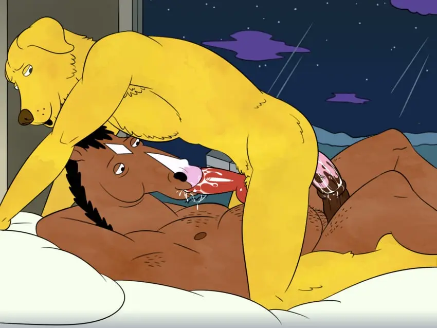 Image female,hi_res,cum,cum_in_mouth,male,oral,penis,lying,on_back,sex,duo,anal,anal_sex,cowgirl_position,male/male,anthro,cum_inside,gay,penetration,genital_fluids,orgasm,slightly_chubby,bird_dog,bodily_fluids,canid,canine,canis,domestic_dog,genitals,hunting_dog,mammal,netflix,retriever,from_front_position,animal_genitalia,animal_penis,equine_genitalia,equid,equine,horse,equine_penis,anthro_on_anthro,on_bottom,on_top,golden_retriever,bojack_horseman,bojack_horseman_(character),aizenhower,mr._peanutbutter