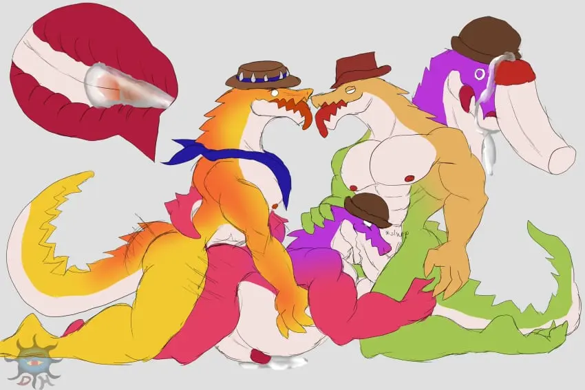 Image male, nude, oral, penis, threesome, tongue_out, furry, tongue, hat, sex, erection, humanoid_penis, headwear, muscular, muscular_male, anal, anal_sex, male_only, belly, digital_drawing_(artwork), digital_media_(artwork), headgear, from_behind, from_behind_position, anthro, nude_male, completely_nude, gay, gay_sex, penetration, blowjob, completely_nude_male, oral_sex, muscular_anthro, pecs, sex_from_behind, erect_penis, male_penetrating, chubby, oral_penetration, 2024, anthrofied, reptile, kissing, furry_only, male_focus, penis_in_ass, abs, anthro_focus, anthro_only, humanoid_genitalia, reptile_humanoid, trio, pectorals, male_penetrated, male_penetrating_male, furry_male, penile_penetration, muscles, anthro_penetrated, anthro_on_anthro, muscular_arms, male_anthro, anthro_penetrating, anthro_penetrating_anthro, penis_in_mouth, penis_out, trio_focus, tongue_kiss, the_amazing_digital_circus, chubby_male, penetration_from_behind, candy, alligatorid, alligator, gummigoo_(the_amazing_digital_circus), gummy_(food), living_candy, living_food, chubby_anthro, chad_(the_amazing_digital_circus), max_(the_amazing_digital_circus), daikuhiroshiama, male/male/male