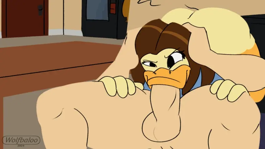 Image female,male,oral,penis,furry,sex,duo,erection,fellatio,balls,hair,male/female,feathers,anthro,thrusting,penetration,deepthroat,animated,genitals,loop,irrumatio,male_penetrating,oral_penetration,avian,bird,penile,looney_tunes,warner_brothers,face_fucking,thrusting_into_mouth,anatid,anseriform,duck,the_looney_tunes_show,wolfbaloo,tina_russo
