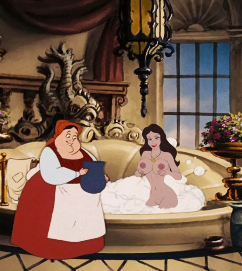 Image breasts,female,disney,purple_eyes,brunette_hair,bathing,disney_villains,the_little_mermaid,the_little_mermaid_(1989_film),ursula_(the_little_mermaid),seashell,bad_bitch,vanessa_(the_little_mermaid)