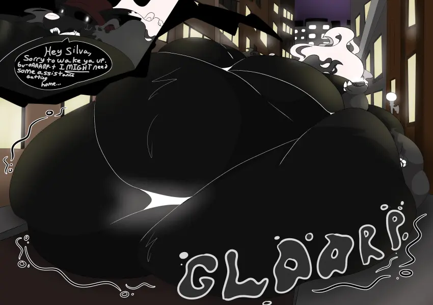 Image big_breasts,breasts,male,big_ass,bubble_butt,huge_ass,thick_thighs,wide_hips,huge_breasts,overweight,moobs,castdraws_(artist),immobile,hyper_overweight
